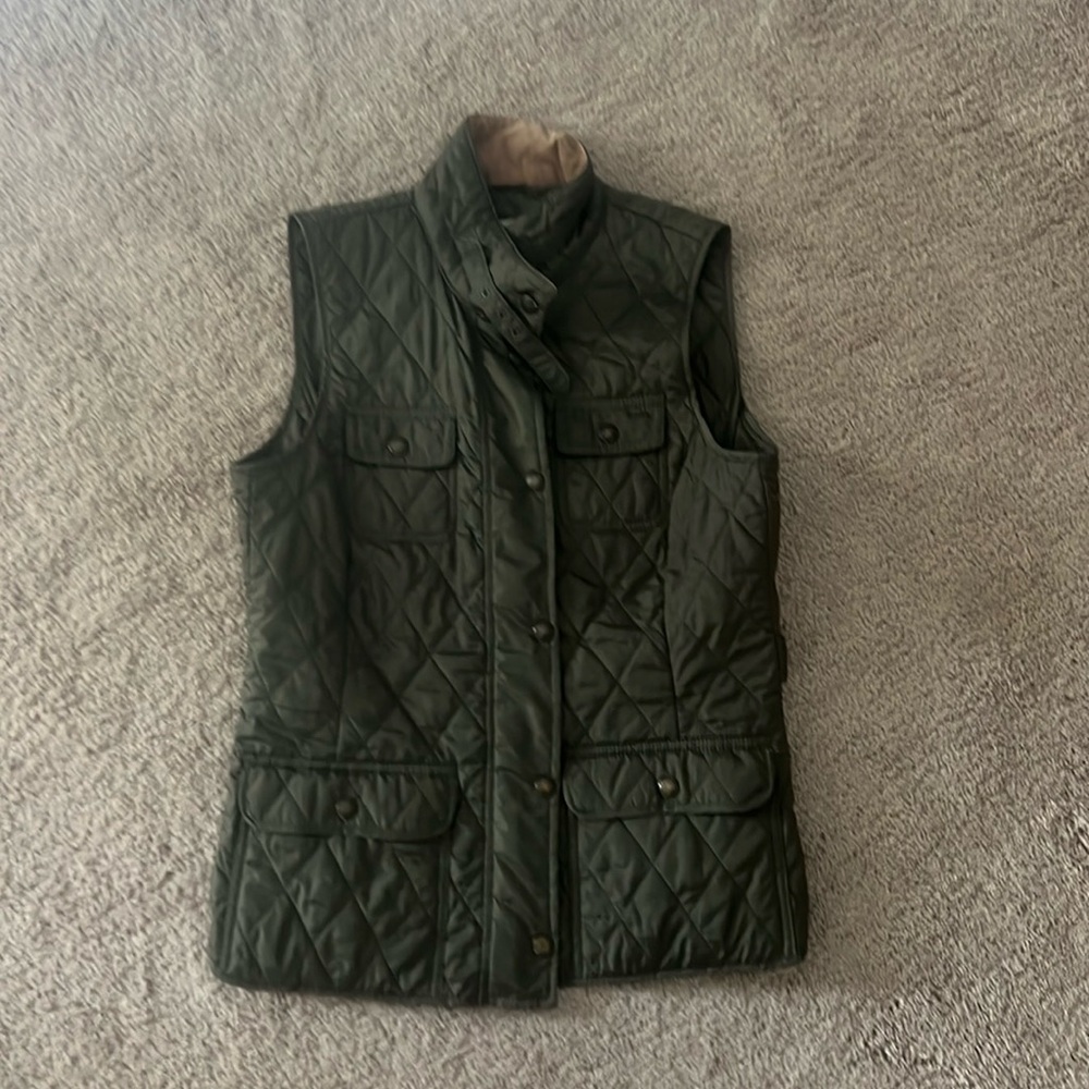 Banana Republic Green vest. S